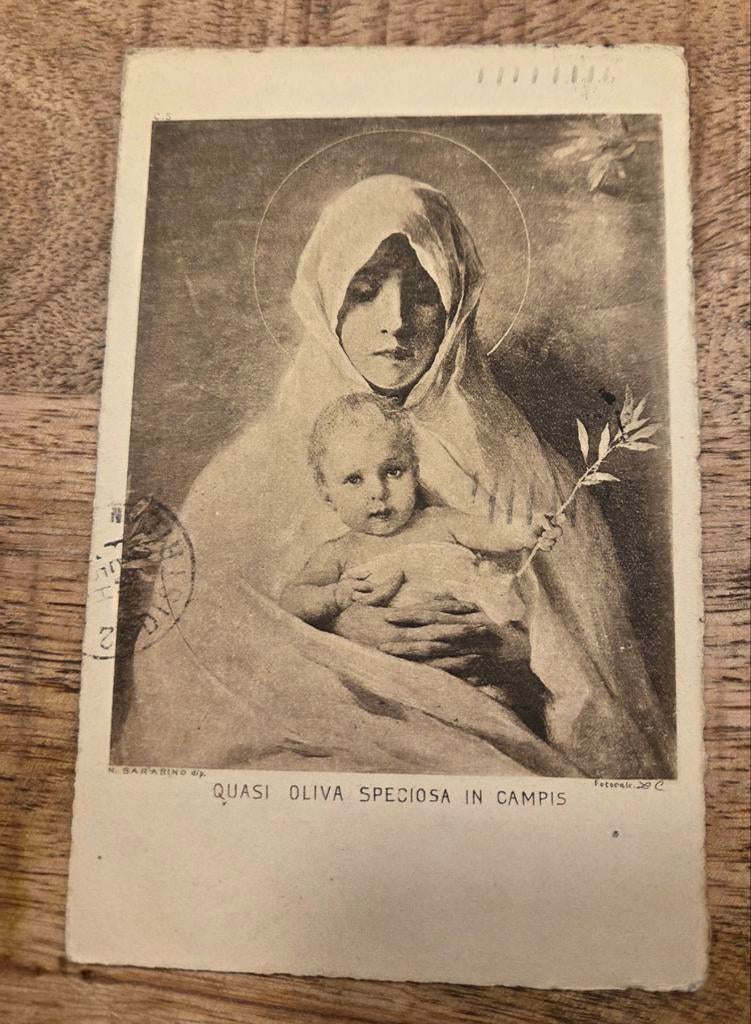 Quasi Oliva Speciosa in Campis - Niccolò Barabino 1887, Verzenden, Voor 1920, Gelopen, Overige thema's