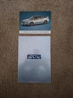 2x autofolder Subaru SVX, Boeken, Verzenden, Zo goed als nieuw, Overige merken