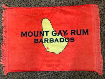 Mount Gay Rum Bartowel - Barbados Souvenir beschikbaar voor biedingen