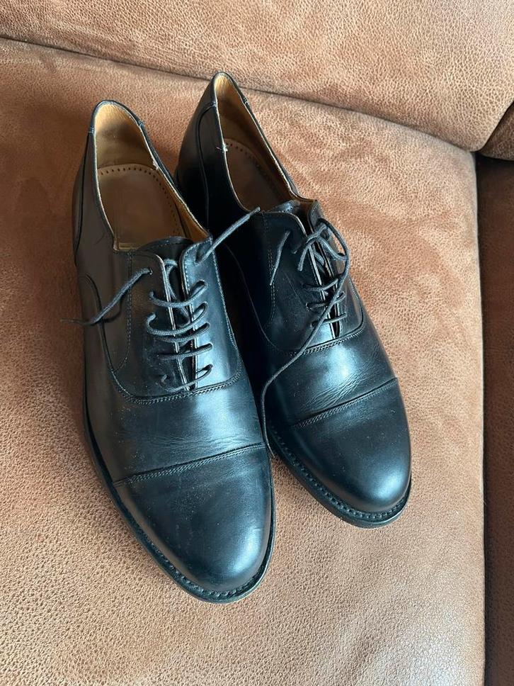 Zwarte van Bommel veterschoenen - Gedragen, Kleding | Heren, Schoenen, Gedragen, Veterschoenen, Zwart, Ophalen of Verzenden