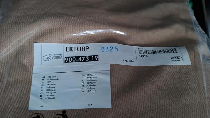 Ikea Ektorp Hoekbank - Nieuw, zonder kussenhoezen, Huis en Inrichting, Banken | Bankstellen, Nieuw, Hoekbank, Vierpersoons of meer