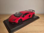 Lamborghini Aventador SV - Kyosho - Rood, Hobby en Vrije tijd, Modelauto's | 1:18, Ophalen of Verzenden, Zo goed als nieuw, Auto
