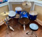 drumset kind- blauw, Muziek en Instrumenten, Ophalen, Gebruikt, Overige merken