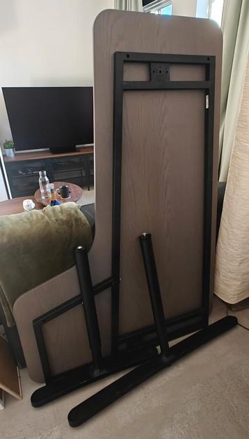 Bekant IKEA hoekbureau (rechts) | grijs met zwarte poten - afbeelding 4