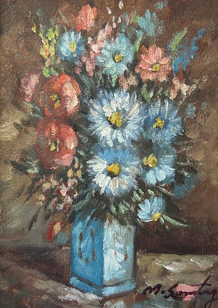 Bloemstilleven, Antiek en Kunst, Kunst | Schilderijen | Klassiek, Ophalen of Verzenden