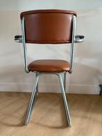 Oude stoel, ahrend cirkel, Gebruikt, Bruin, Vintage, Ophalen of Verzenden