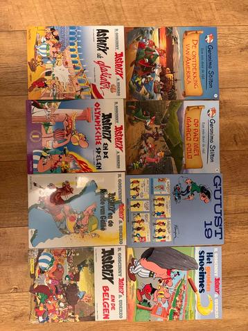 Stripboeken Asterix, Obelix, Guus Flater, Geronimo beschikbaar voor biedingen