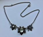 Vintage antieke strass jugendstil art deco ketting collier, Sieraden, Tassen en Uiterlijk, Antieke sieraden, Ophalen of Verzenden