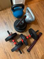 Home fitness set, Sport en Fitness, Fitnessmaterialen, Ophalen, Zo goed als nieuw, Kettlebell