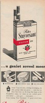 Retro reclame 1959 Peter Stuyvesant sigaretten geurige tabak, Verzamelen, Verzenden, Overige typen