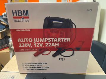 Nieuwe HBM startbooster, jumpstarter 230 V, 12 V, 22 Ah beschikbaar voor biedingen