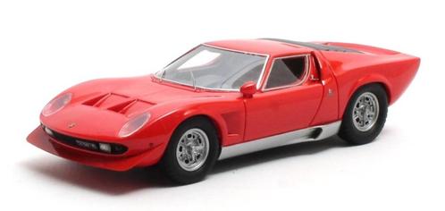 Lamborghini Miura P400S Millechiodi 1969 rood (1:43, Matrix), Hobby en Vrije tijd, Modelauto's | 1:43, Nieuw, Auto, Overige merken