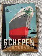 Nieuwe Schepen Amstleven 1954 - Zeldzaam Scheepvaartboek, Boeken, Ophalen of Verzenden, Gelezen, Boot