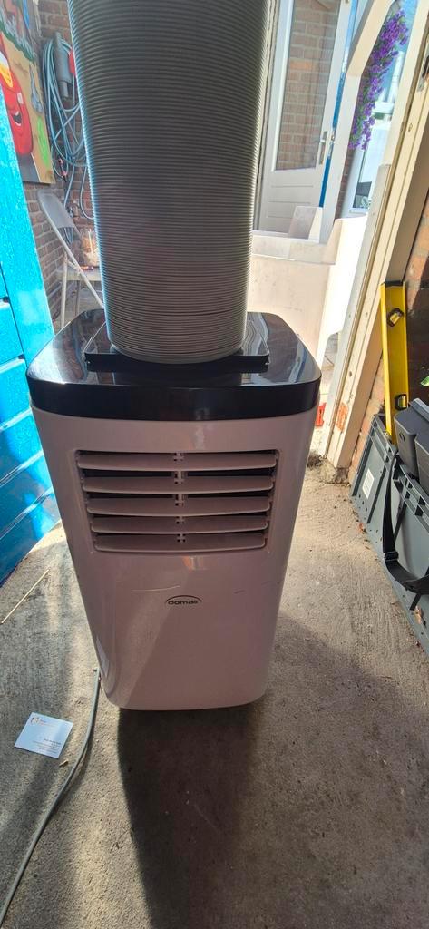 Domair mobiele airco, Witgoed en Apparatuur, Airco's, Zo goed als nieuw, Mobiele airco, Minder dan 60 m³, 3 snelheden of meer