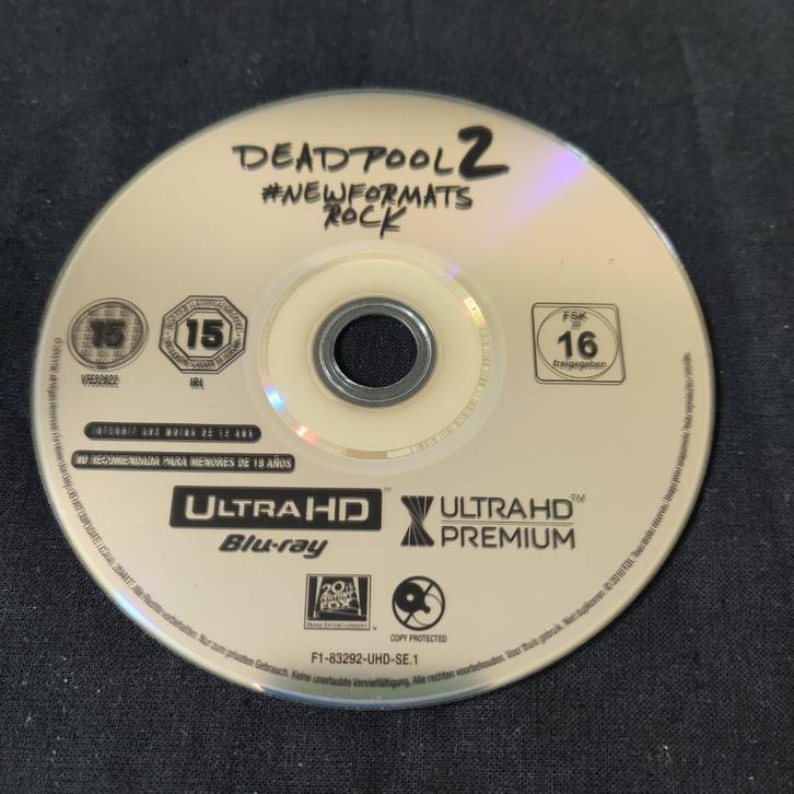 Deadpool 2 | 4K UHD Blu-ray | 1-disc, Cd's en Dvd's, Blu-ray, Zo goed als nieuw, Actie, Ophalen of Verzenden