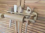 brocant keukenrek / lepelrek met deegroller, Antiek en Kunst, Ophalen of Verzenden