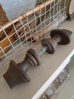 Antieke houten deurknop, Antiek en Kunst, Ophalen of Verzenden