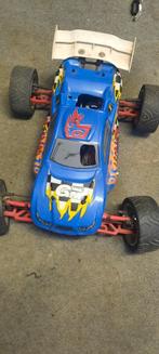 RC Auto Offroad - Gebruikt, Hobby en Vrije tijd, Modelbouw | Radiografisch | Auto's, Benzine, Gebruikt, Auto offroad, Ophalen of Verzenden