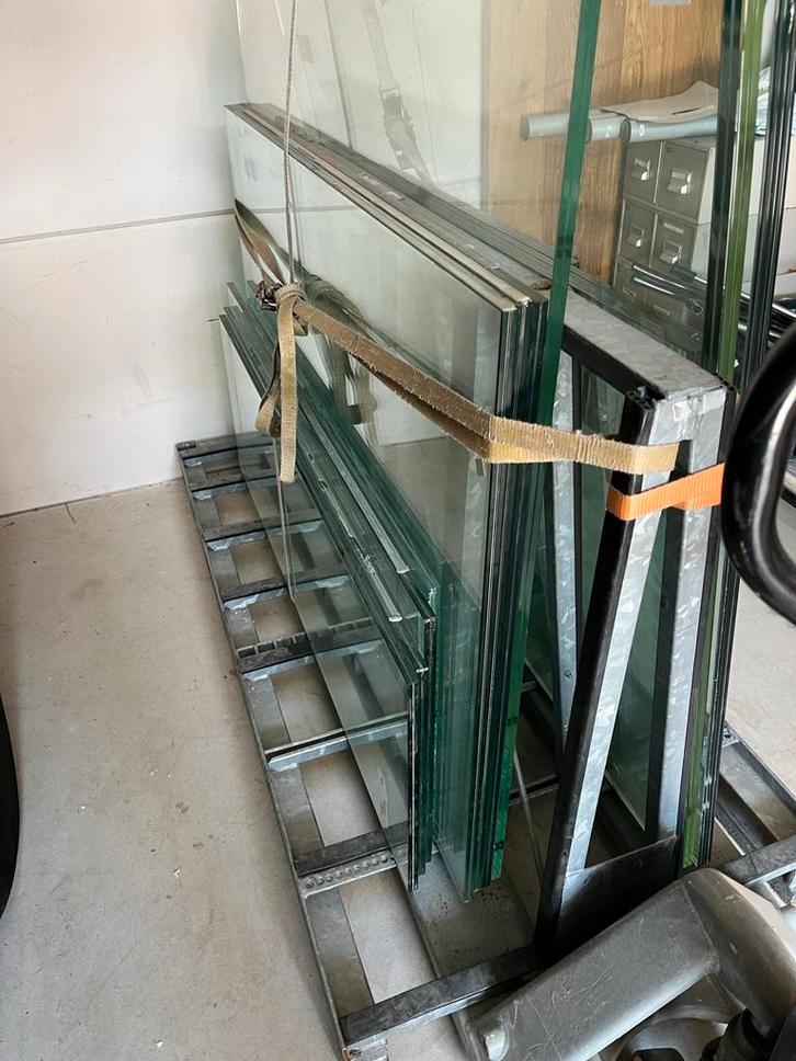 Diverse ruiten gelaagd+gehard glas - verschillende afmetinge, Doe-het-zelf en Verbouw, Overige Doe-het-zelf en Verbouw, Zo goed als nieuw