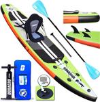 Opblaasbaar SUP Board  330 X 76 X 15 CM Inclusief Kajakzitje, Watersport en Boten, Windsurfen, Nieuw, Plank, Met draagtas, Verzenden