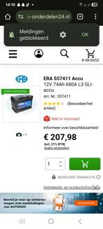 Accu te koop, niet gebruikt, Auto-onderdelen, Accu's en Toebehoren, Ophalen, Nieuw