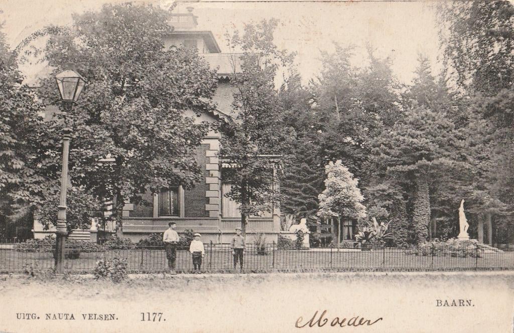 Baarn - 795 - twa : Villa, Verzamelen, Ansichtkaarten | Nederland, Utrecht, Voor 1920, Verzenden