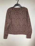 Moscow bruin zwarte sweater trui met boothals maat XS, Bruin, Anna van Toor BV, Ophalen of Verzenden, Hello@moscowdesign.nl