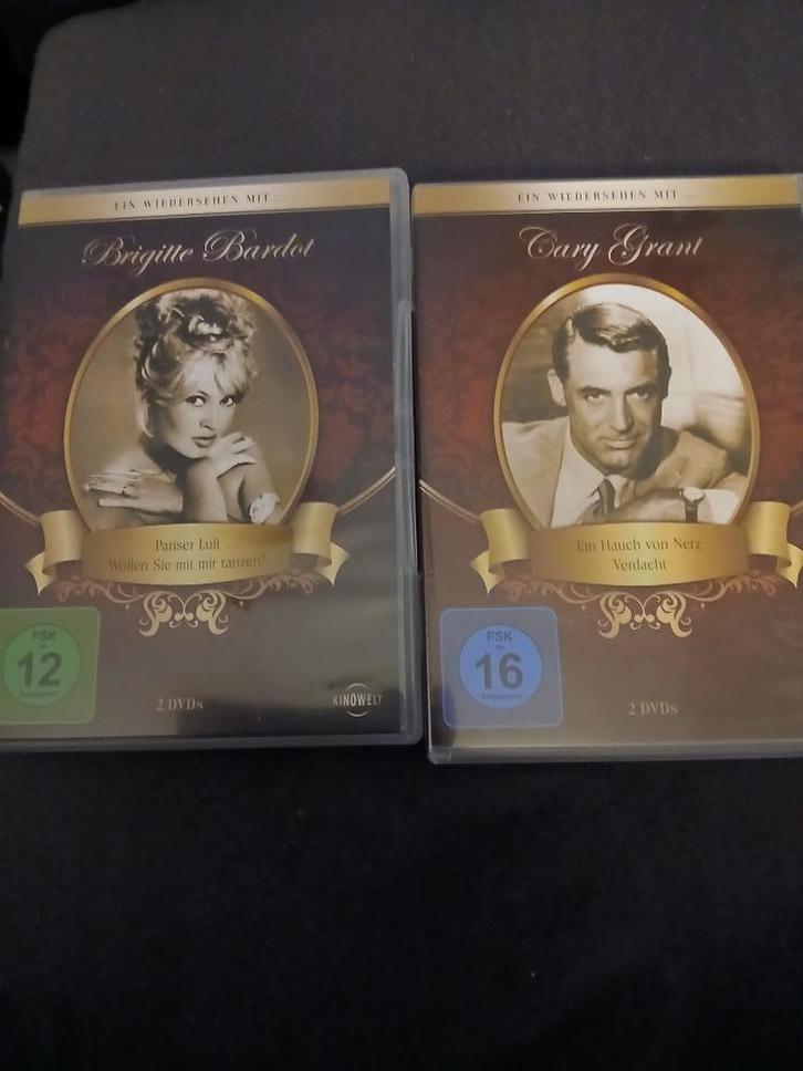 2 dubbel dvd van Gary Grant en Brigitte Bardot, Cd's en Dvd's, Dvd's | Overige Dvd's, Zo goed als nieuw, Alle leeftijden, Ophalen of Verzenden