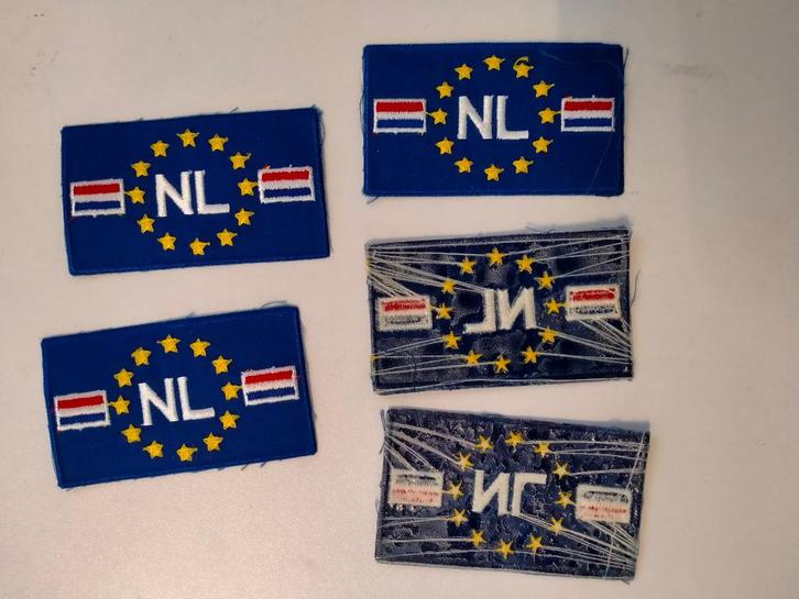NL Nederland truck vrachtwagen logo patch embleem vintage, Verzamelen, Automerken, Motoren en Formule 1, Nieuw, Auto's, Ophalen of Verzenden