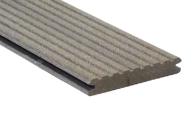 Vlonderplank Massief Composiet Basaltgrijs 2.1x14.5x600, Tuin en Terras, Terrasdelen en Vlonders, Nieuw, Composiet, Verzenden