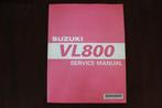 Suzuki VL800 2001 motorcycle service manual handboek VL800K1, Ophalen of Verzenden, Suzuki