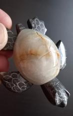 schildpad marmer beeldje Herbert Halate Zuni Turtle Carving, Ophalen of Verzenden