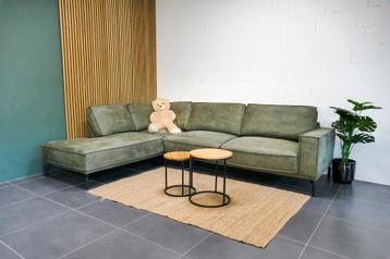 Moderne Hoekbank Groen Profijtmeubel [Refurbished] beschikbaar voor biedingen