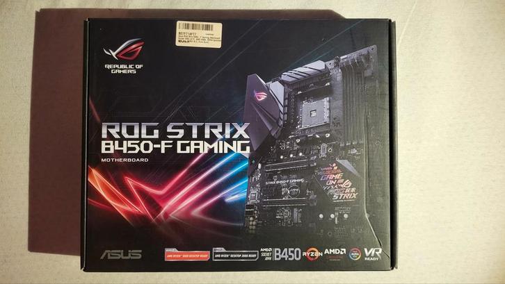 ASUS ROG Strix B450-F GAMING, Computers en Software, Moederborden, Zo goed als nieuw, AMD, DDR4, Ophalen of Verzenden