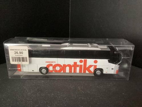 Modelbus Contiki oranje Holland Oto 8-1134, Hobby en Vrije tijd, Modelauto's | 1:87, Zo goed als nieuw, Bus of Vrachtwagen, Overige merken
