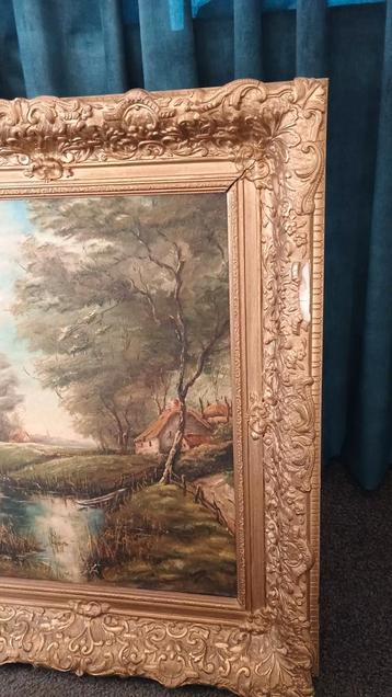 Klassiek landschap schilderij beschikbaar voor biedingen