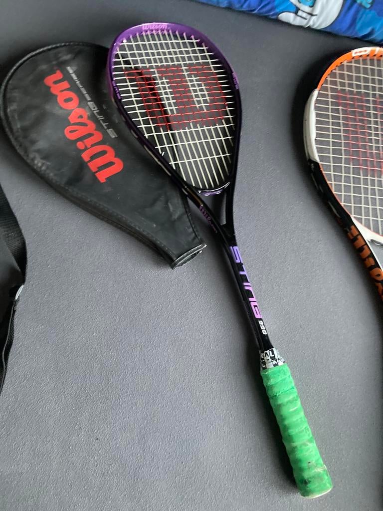 racket   wilson, Sport en Fitness, Squash, Ophalen, Gebruikt, Racket, Met hoes