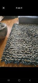 Zwart-wit vloerkleed met hagelslag effect - Dutch Carpet, Ophalen of Verzenden, Zo goed als nieuw, Zwart, Modern