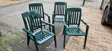 4 groene flair plaisir stoelen zie foto's beschikbaar voor biedingen