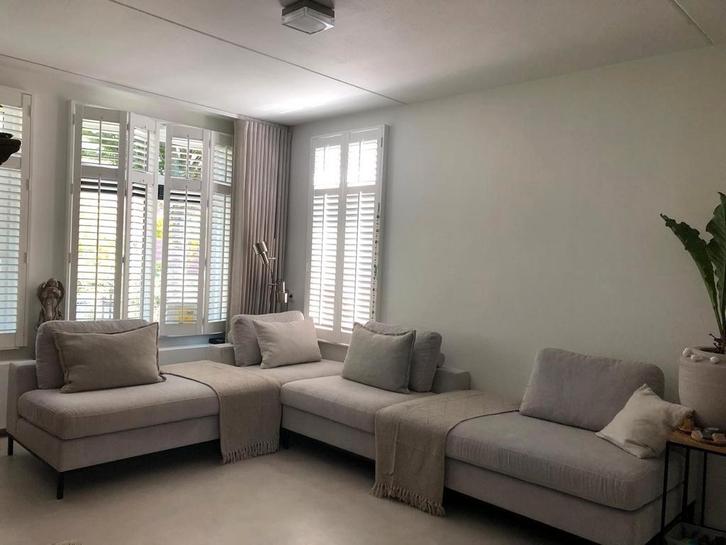 Milaan Zithoek/eiland bestaande uit 4 lounge-modules., Huis en Inrichting, Banken | Complete zithoeken, Zo goed als nieuw, Stof