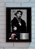 2pac fotolijst. Handtekening! Cadeau-idee., Rechthoekig Staand, A4 of kleiner, Ophalen of Verzenden, Zo goed als nieuw