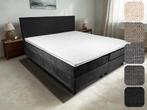 Luxe Boxspring – Snel geleverd – Gratis Levering en Montage, Verzenden, Bruin, 200 cm, Nieuw