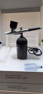 Accu Airbrush Pistool zwart + Snellader nieuw, Ophalen of Verzenden, Nieuw