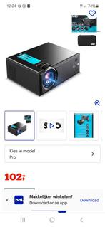 Zwarte Sanbo beamer., HD (720), LED, Sanbo, Ophalen of Verzenden