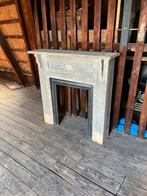 Openhaard voorzet van hout vintage look, Huis en Inrichting, Haarden, Ophalen, Gebruikt, Vrijstaande haard, Houthaard