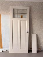 Weekamp Tussendeur met Glas + Kozijn (Gratis), Doe-het-zelf en Verbouw, Ophalen, Gebruikt, 80 tot 100 cm, 215 cm of meer