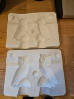 Gietmal Uilenpaar 12 cm, Ophalen, Zo goed als nieuw