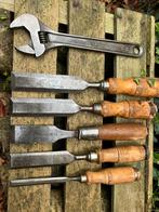 Oude beitels, Doe-het-zelf en Verbouw, Gereedschap | Handgereedschap, Ophalen of Verzenden, Zo goed als nieuw