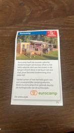 Eurocamp 49 euro korting per week tijdens het hoogseizoen, Drie personen of meer, Kortingsbon