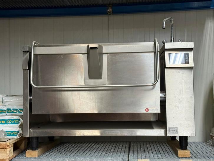 Kuppersbusch kantelbare Braadslee 140cm 220 liter 400V, Witgoed en Apparatuur, Fornuizen, Gebruikt, Vrijstaand, Gas, 4 kookzones